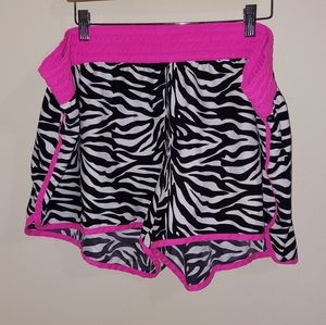 Torrid size 4 zebra print shorts